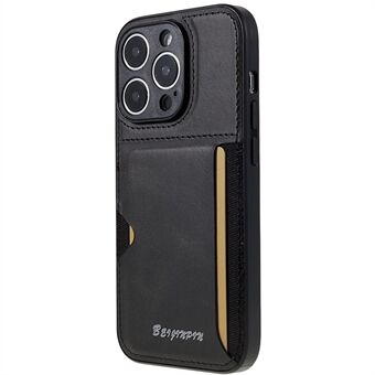 Kortspor Design Telefonveske for iPhone 14 Pro, PU-skinn+TPU+PC Anti- Scratch Støvtett beskyttelsesdeksel