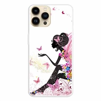 For iPhone 14 Pro Mønster Design Telefonveske Myk TPU Anti- Scratch beskyttelsesdeksel