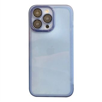 For iPhone 14 Pro Klart telefondeksel Anti- Scratch TPU-deksel med innebygd kameralinsebeskytter