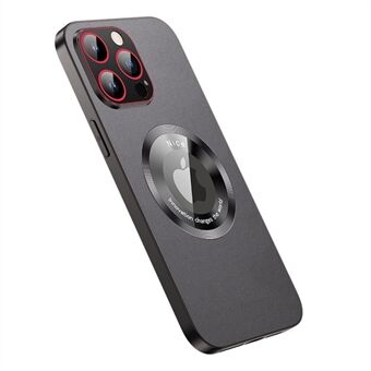 RH05 Magnetisk telefonskall for iPhone 14 Pro deksel Myk TPU PC PU-skinnbelagt telefondeksel