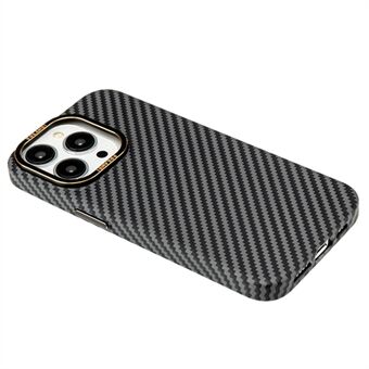 DGKAMEI For iPhone 14 Pro Carbon Fiber Texture Magnetisk telefonveske Hard PC Anti- Scratch deksel Kompatibel med Magsafe