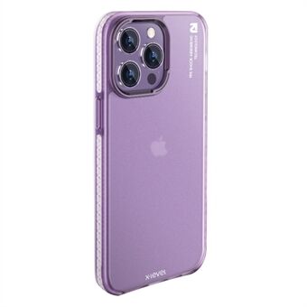 X-LEVEL Matte Series telefondeksel for iPhone 14 Pro Hard PC Anti-Fingeravtrykk-deksel med metalllinseramme