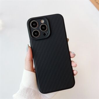 For iPhone 14 Pro Fleksibel TPU-telefonveske Anti-Stripes Slim Fit-deksel bak