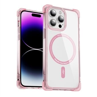 YSM Forsterkede Hjørner Serie for iPhone 14 Pro Etui Kompatibel med MagSafe TPU+Akril Hybrid Deksel