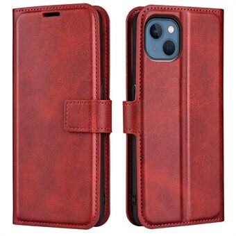 For iPhone 14 Plus 6,7 tommer teksturert PU-skinn, Stand lukking Telefonveske Lommebokstativ Shell