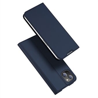 DUX DUCIS Skin Pro Series for iPhone 14 Plus 6,7 tommers kortholder PU-skinn Folio Flip Telefonveske Stand Funksjon Beskyttelsesdeksel