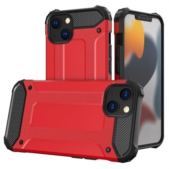 For iPhone 14 Plus 6,7 tommers lett anti-fall telefondeksel TPU + PC-mobiltelefon bakdeksel