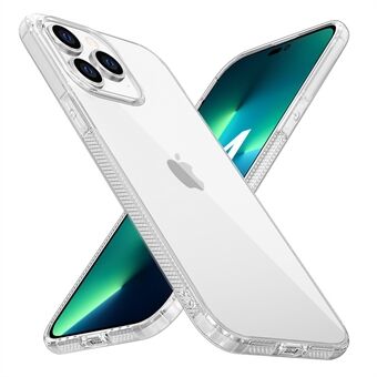 For iPhone 14 Plus Ultra Slim Gjennomsiktig, myk TPU-telefonveske Anti-fall Airbag-beskyttelse Telefondeksel