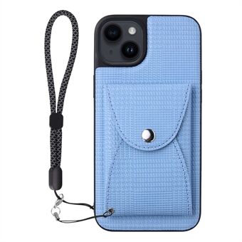 VILI TH Pouch Series For iPhone 14 Plus PC+TPU+PU Lær telefondeksel Avtakbart magnetisk lommebokdeksel