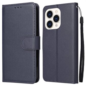 For iPhone 14 Pro Max 6,7 tommers Stand , Folio Flip PU Leather Wallet Mobiltelefonveske med snor