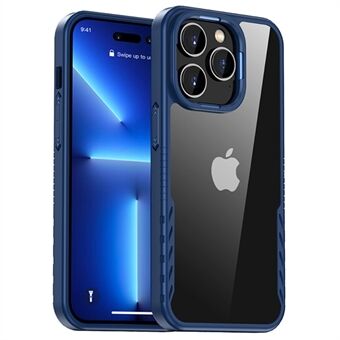 IPAKY For iPhone 14 Pro Max 6,7 tommer Anti- Scratch TPU+PC-telefondeksel Støtte for trådløs lading