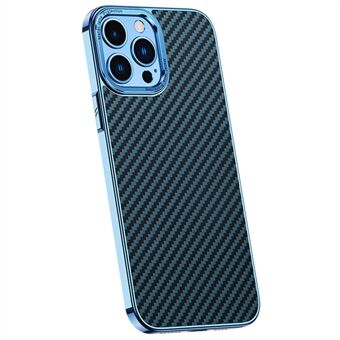 Anti-slipp telefondeksel for iPhone 14 Pro Max 6,7 tommer, karbonfiber beskyttende slankt deksel