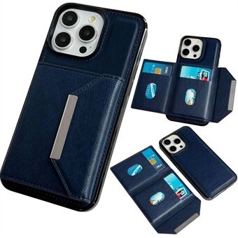 For iPhone 14 Pro Max Kickstand Case PU+TPU Phone Cover Detachable Card Bag 
Til iPhone 14 Pro Max Kickstand Etui PU+TPU Telefondeksel Avtagbar Lommebok