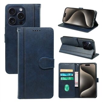 For iPhone 14 Pro Max etui Lommebok PU-skinn telefondeksel med sammenleggbar stativ