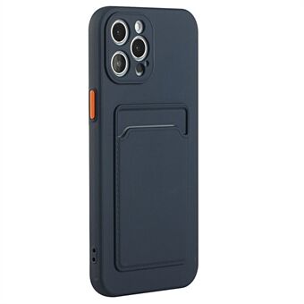 For iPhone 14 Pro Max Etui Kortspor Anti-Ripe TPU Telefonomslag