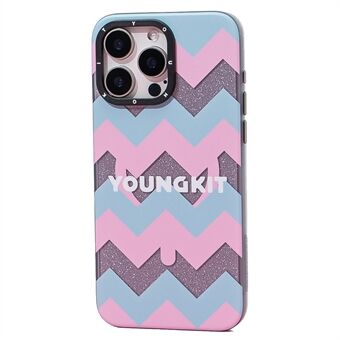 YOUNGKIT Dazzling-serien for 14 Pro Max Magnetisk Etui Hard PC Telefondeksel Trykkmønster Design