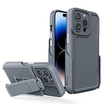 Explorer-serien for iPhone 14 Pro Max Hard PC+TPU Støtsikker telefonskall Avtakbar bakklips Kickstand telefonveske