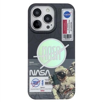 PC+TPU-deksel for iPhone 14 Pro Max Astronaut-mønsterutskriftstelefondeksel Kompatibel med MagSafe