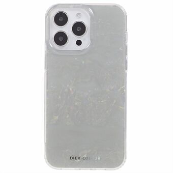 DIER COLOR Shell Pattern Series for iPhone 14 Pro Max Bakdeksel Hybrid PC+TPU støtdempende telefondeksel