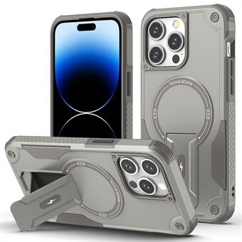 For iPhone 14 Pro Max-deksel kompatibelt med MagSafe Magnetisk TPU+PC Beskyttende Deksel