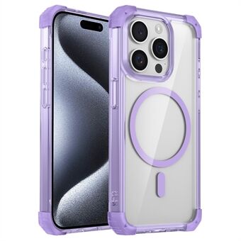 For iPhone 14 Pro Max Etui Kompatibel med Magsafe TPU+PC Forsterkede Hjørner Beskyttelse Telefon Deksel