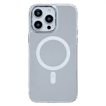 For iPhone 14 Pro Max Kompatibel med MagSafe Telefonetui Speiloverflate TPU+PC+Akryl Deksel