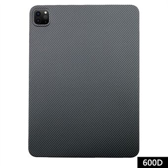 For iPad Pro 11-tommers (2018) / (2020) / (2021) / (2022) Svart Etui 600D Fin Tekstur Aramid Fiber Ripebestandig Tablettdekke