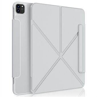 XUNDD XDD-0014 For iPad Pro 12.9 (2022) / (2021) / (2020) / (2018) Etui PU-lær Multi-Vinkel Stativ Smart Nettbrettholder med Penneholder