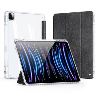 DUX DUCIS Unid Series For iPad Pro 12,9-tommer (2018) (2020) (2021) (2022) TPU+PC+Lær Tablet Deksel med Auto Vekk / Sov