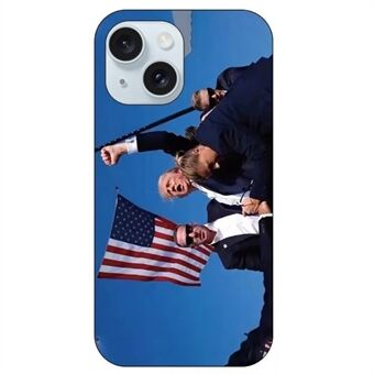 For iPhone 15 Donald Trump Telefondeksel Beskyttende TPU-mobiⅼdeksel