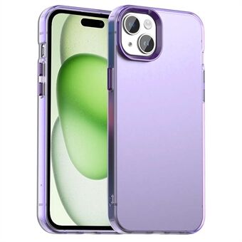 For iPhone 15 Deksel PC+TPU+PET Matt Anti-Drop Telefon Bakdeksel