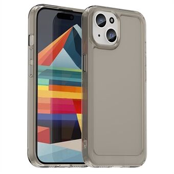 Candy Series mobildekke til iPhone 15, fleksibelt TPU, hjørnebeskyttelse, støtsikkert omslag.