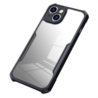 XUNDD Akryl+TPU-telefondeksel for iPhone 15, ripefritt beskyttende telefondeksel - Svart