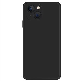 Gummibelagt Telefondeksel for iPhone 15, Fiberfôr Rett Kant Ripebestandig TPU Telefondeksel