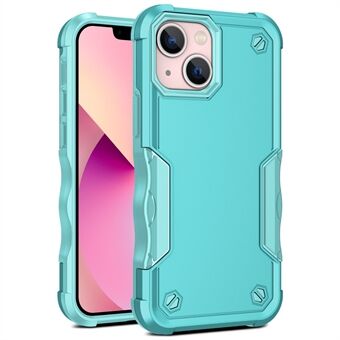 For iPhone 15 Telefondeksel Hard PC + Myk TPU Non-Slip Bakside