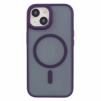 TPU+PC Deksel for iPhone 15 Deksel Kompatibel med MagSafe Støtsikkert Matt Telefon Etui