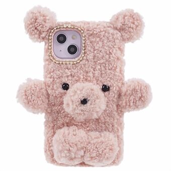 For iPhone 15 3D Bear Furry Plush Case Protective TPU Phone Cover

For iPhone 15, 3D teddybjørn-pelsveske, beskyttende TPU-telefondeksel.