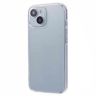 MUTURAL For iPhone 15 Telefonveske Transparent TPU+PC Telefon Bakdeksel