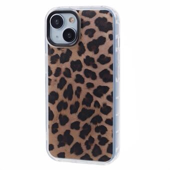 SDT-serien for iPhone 15 med leopardmønster. Etui som beskytter mot riper og har en slank design.