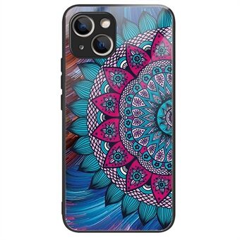 Herde glass+TPU-etui for iPhone 15 mobildeksel mønsterutskrift