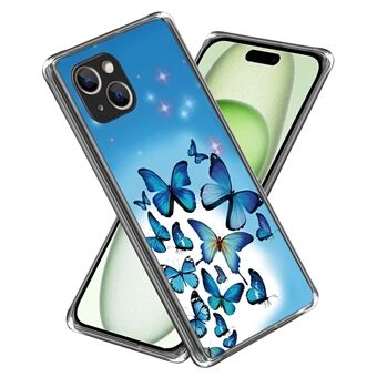 For iPhone 15 Mobildeksel TPU Mønstertrykk Design Beskyttende Skall