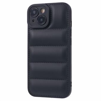 JTW-serien for iPhone 15 TPU-etui Gummibelagt dunjakke-designbakdeksel