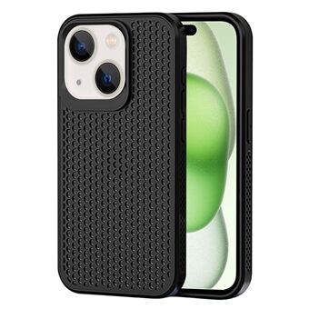 For iPhone 15 Varmespredning Deksel PC+TPU Hylse Mobiltilbehør Engros