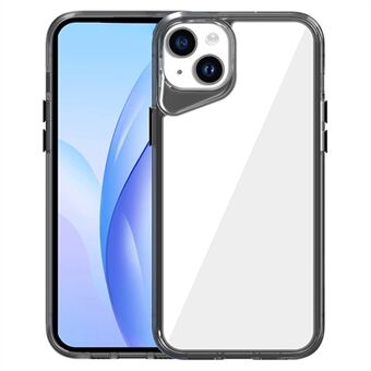 For iPhone 15 Plus-deksel Anti-Drop TPU + PC + PMMA Gjennomsiktig telefondeksel