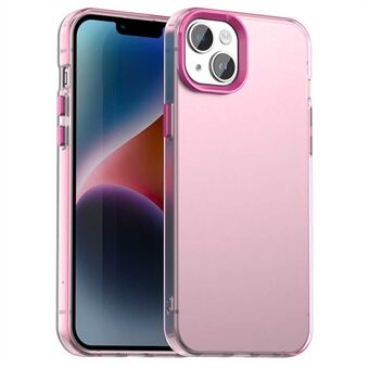 For iPhone 15 Plus / 14 Plus Deksel PC+TPU+PET Matt Anti-fall Bakdekselet til Telefon