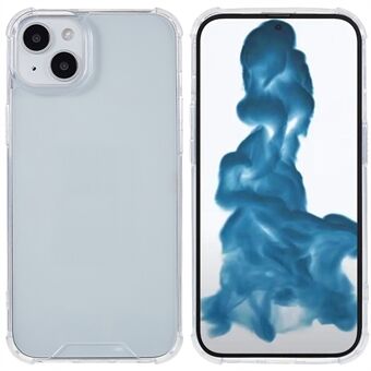 Bakdeksel for iPhone 15 Plus med fallbeskyttelse Transparent akryl + TPU mobiltelefondeksel