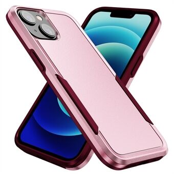 For iPhone 15 Plus Støtsikker Telefonveske Anti-fingeravtrykk PC+TPU Bakdeksel