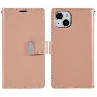 MERCURY GOOSPERY For iPhone 15 Plus Wallet Leather Phone Case Metal Magnetic Clasp Phone Cover
MERCURY GOOSPERY Lommebok Lærtelefondeksel For iPhone 15 Plus med Metallmagnetlås