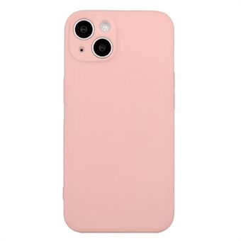 For iPhone 15 Plus Straight Edge Telefonveske Myk TPU Presis Utklipp Støtsikker Beskyttelsesdeksel