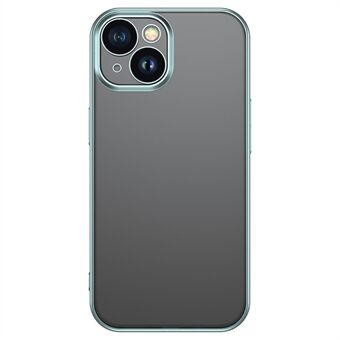 TOTU PC-02 for iPhone 15 Plus telefonveske Transparent elektroplatering TPU-deksel